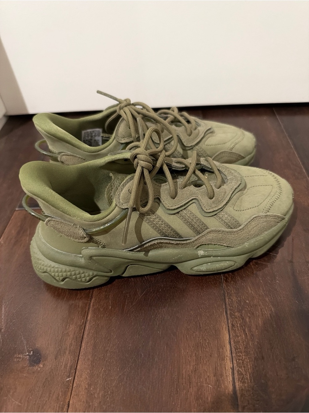 Women's Olive Green Adidas Sneakers